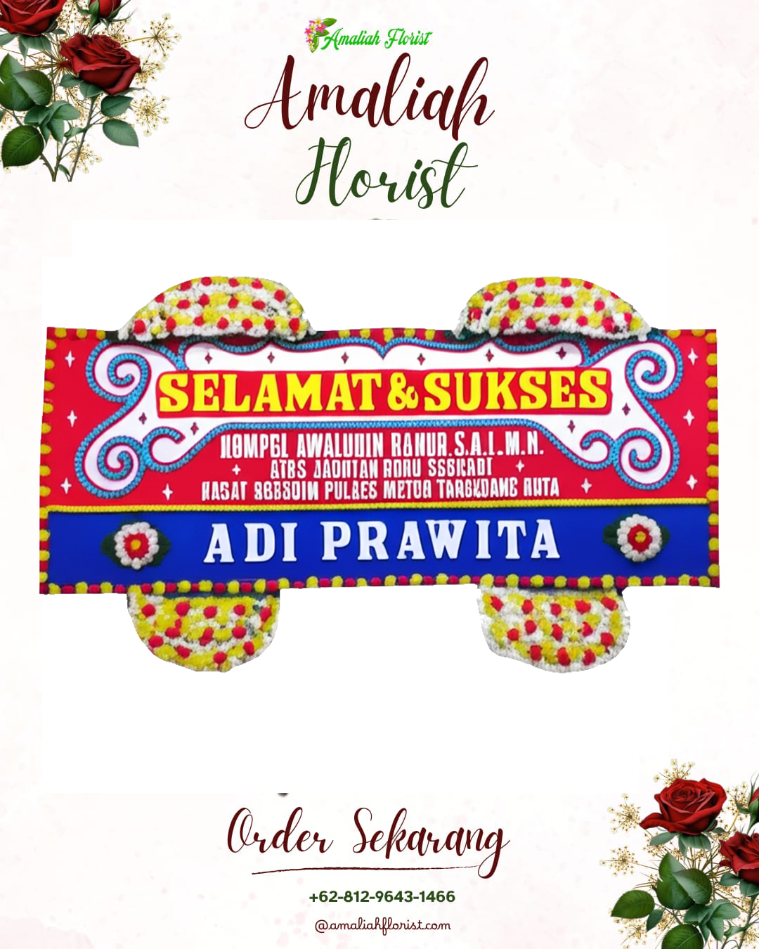 Papan Bunga Ucapan Selamat Tengah Tani